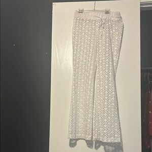 Miken White Lace Swim Cover-Up